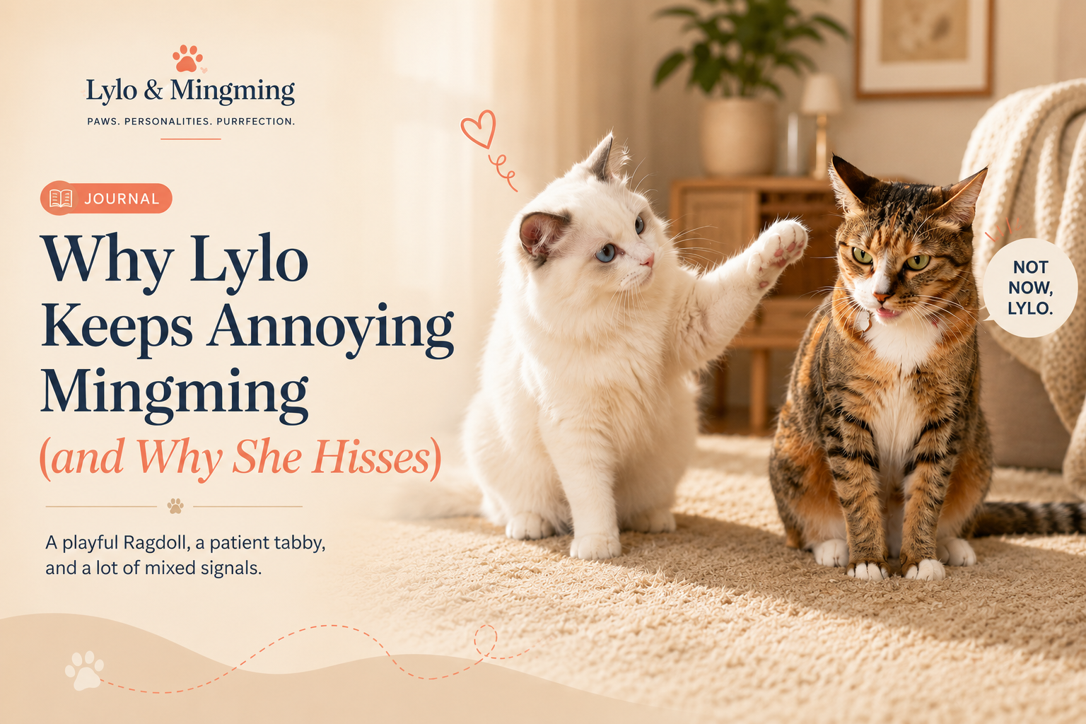 Why Lylo Keeps Annoying Mingming (and Why She Hisses)