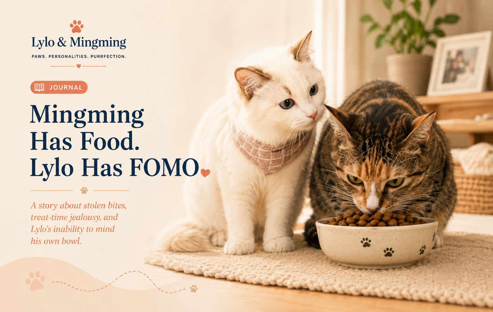 Mingming Has Food. Lylo Has FOMO.