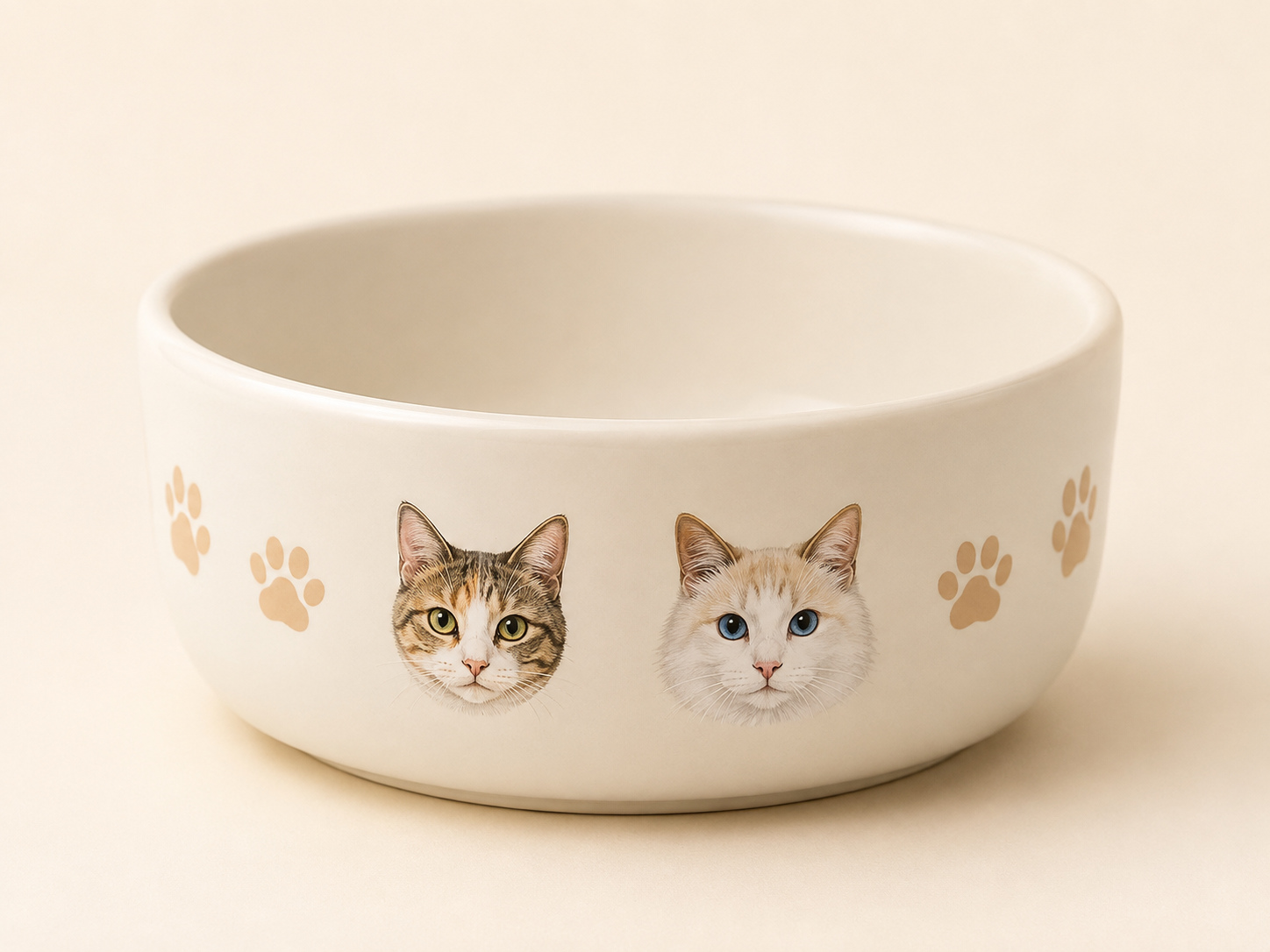 Lylo & Mingming Ceramic Cat Bowl